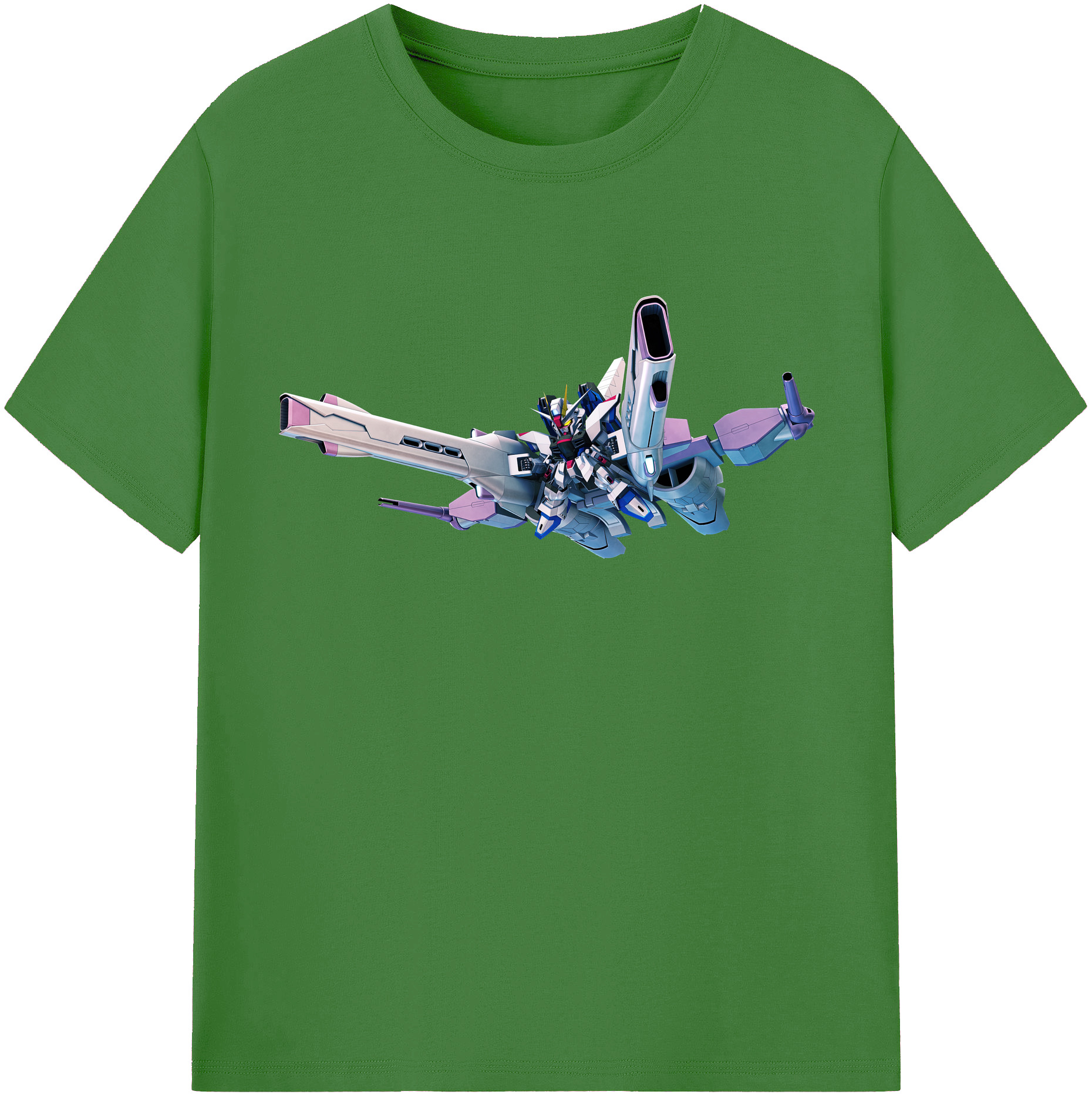 （画像用） 機動戦士ガンダム Mobile Suit Gundam レディースカジュアルプリントTシャツ（綿100％）